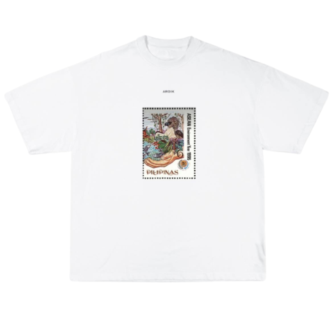 Philippine graphic T in white