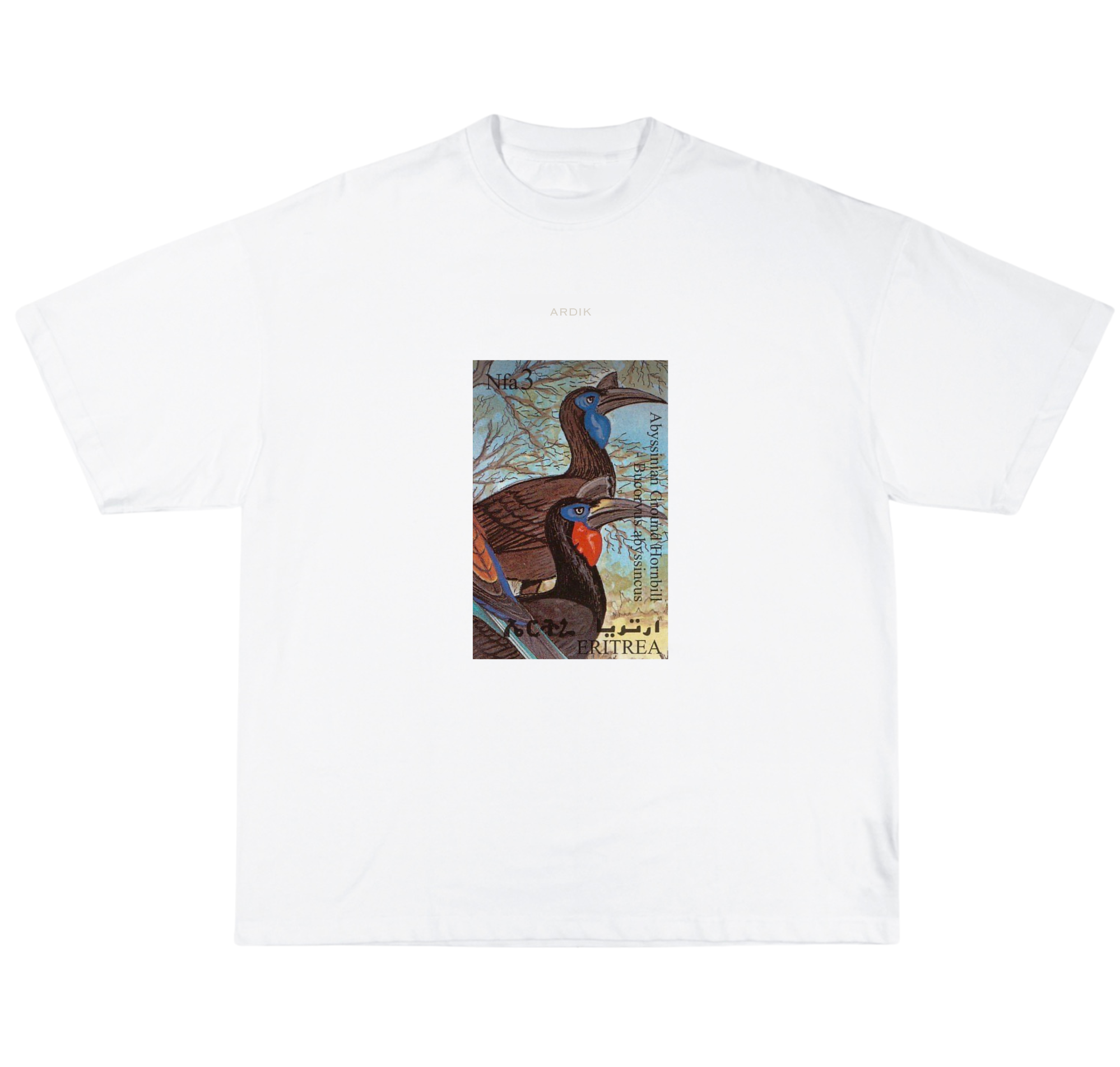 Eritrea graphic T in white